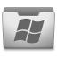 Aluminum Grey Windows Icon 64x64 png